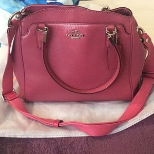 Coach Pink Satchel Bag